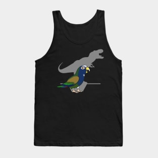 T-rex White capped Pionus Tank Top